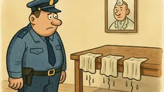 Vic: Zašto policajac stavlja mokre krpe?