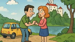 Vic: Štef nagovori curu u auto