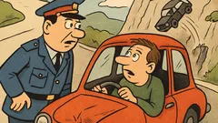 Vic: Upita policajac vozača: “S kim ste?”