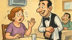 Vic: Ulazi gospođa u restoran...