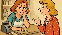 Vic: Žali se prodavačica prijateljici...