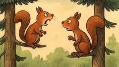 Vic: Razgovaraju dva vjeverića u šumi...