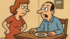 Vic: Žena pita muža, a on...