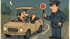 Vic: Mujo vijuga kući, policajac ga zaustavlja