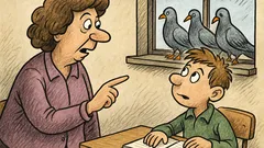 Vic: Pita učiteljica Ivicu o golubovima