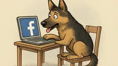 Vic: Ruski pas na Facebooku?