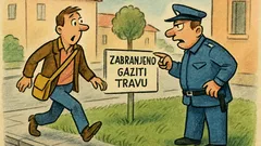 Vic: Takis skreće preko travnjaka…