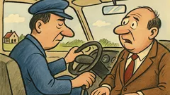 Vic: U službenom autu pita direktor vozača...