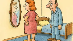 Vic: Žena stoji ispred ogledala...