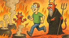 Vic: Umro kompjuteraš i ode u pakao...