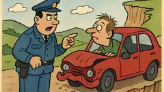 Vic: Policajac pita vozača: S kim?