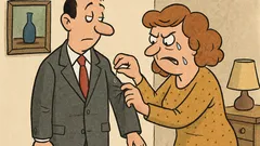 Vic: Ljubomorna žena pregledava mužev kaput