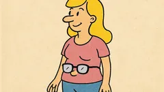 Vic: Zašto plavuša nosi naočale na trbuhu?