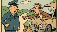 Vic: Policajac upita vozača: „S kim?”