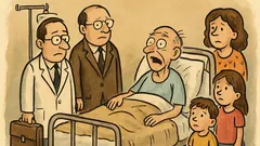 Vic: Pacijent sjedi u krevetu i viče