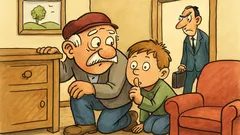 Vic: Djed šapne unuku: Sakrij se...