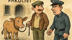 Vic: Mujo s teletom ispred fakulteta