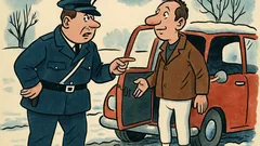 Vic: Policajac pita vozača: zimska oprema?