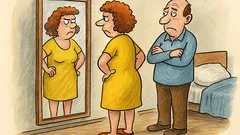 Vic: Stoji žena ispred ogledala…