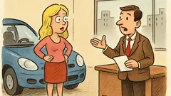 Vic: Dolazi plavuša u salon po auto