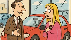 Vic: Dolazi plavuša kupiti auto…