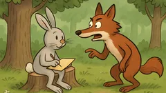 Vic: Sjedi zeko u šumi i piše