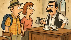 Vic: Turist sa ženom uđe u kafanu