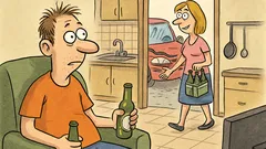 Vic: Dragi, stigla sam, kupila sam ti pivo