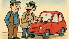 Vic: Mujo pokazuje Hasu novi auto