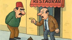 Vic: Mujo gleda u govno ispred restorana