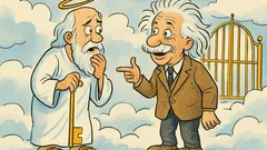 Vic: Sveti Petar poziva Einsteina u nebo