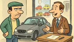 Vic: Mujo traži jeftin Mercedes u salonu