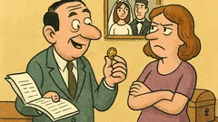 Vic: Kaže škrtac ženi o svadbi