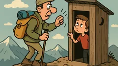 Vic: Planinar pokuca na vrata kućice