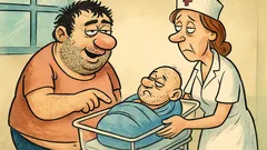 Vic: Huso dotrči u rodilište mamuran