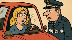 Vic: Policajac zaustavio plavušu i traži dozvolu