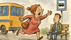 Vic: Gospođa trči za autobusom...